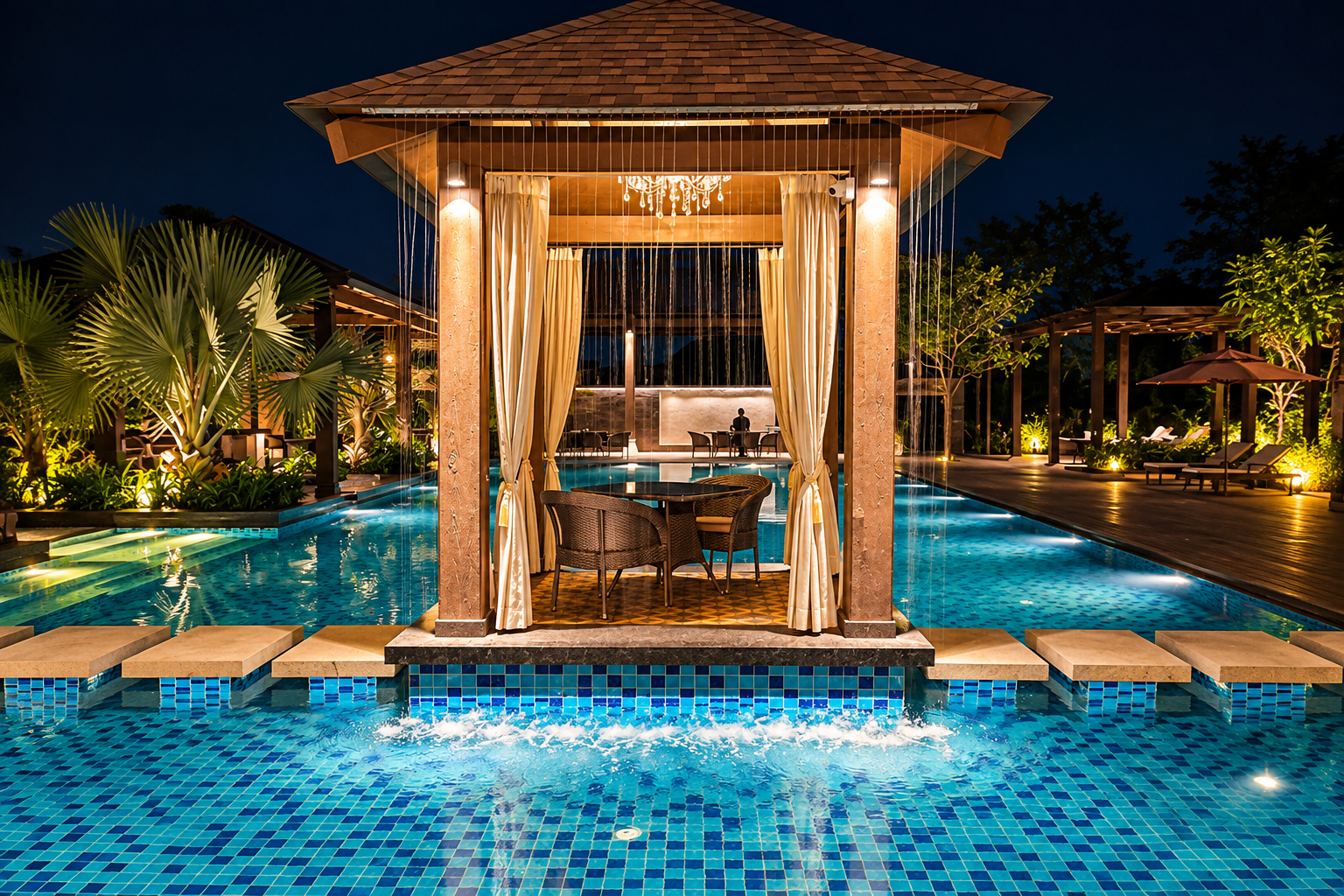 Gaurav Garden - Pool Pavilion
